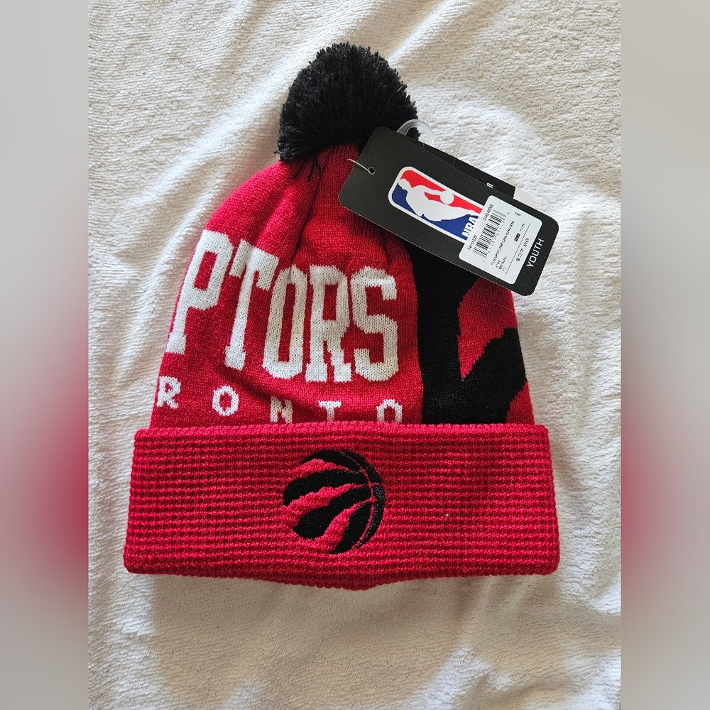 Toronto Raptors Red Knit Beanie
